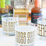Modern Home Bar Retro Rock Glass